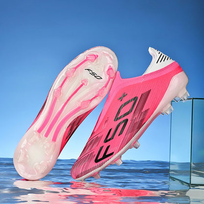 Nouvelles chaussures de football pour hommes, crampons, baskets légères de haute qualité, pour l'entraînement sur gazon, bottes de football très vendues, antidérapantes, mi-hautes, pour l'extérieur.