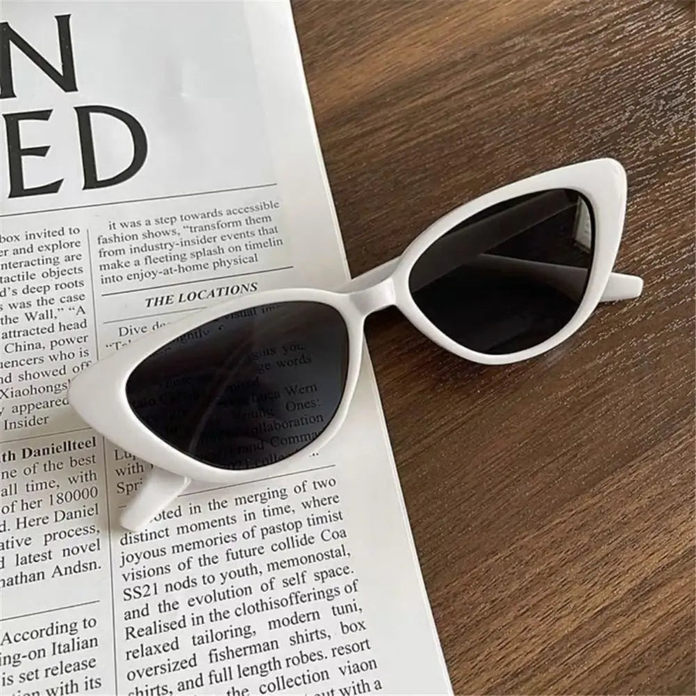 Cat Eye Shape Sunglasses Beach Sun Protection Sun Glasses Fashion Shades 90s Glasses Summer Eyewear