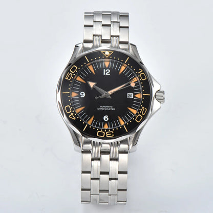 Parnsrpe 2026 New Miyota 8215 Automatic Dive Watch for Men Luxury Sport Green Dial Luminous Sapphire Crystal Date Waterproof Bus