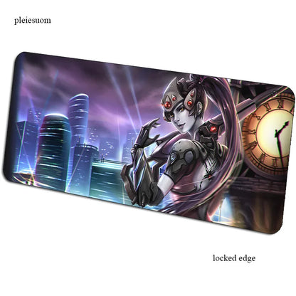 Mousepad gaming Overwatch με εκτύπωση HD 900x400x3mm, επιφάνεια για ποντίκι gamer για γραφείο υπολογιστή, οικονομικό mousemat για notebook και PC