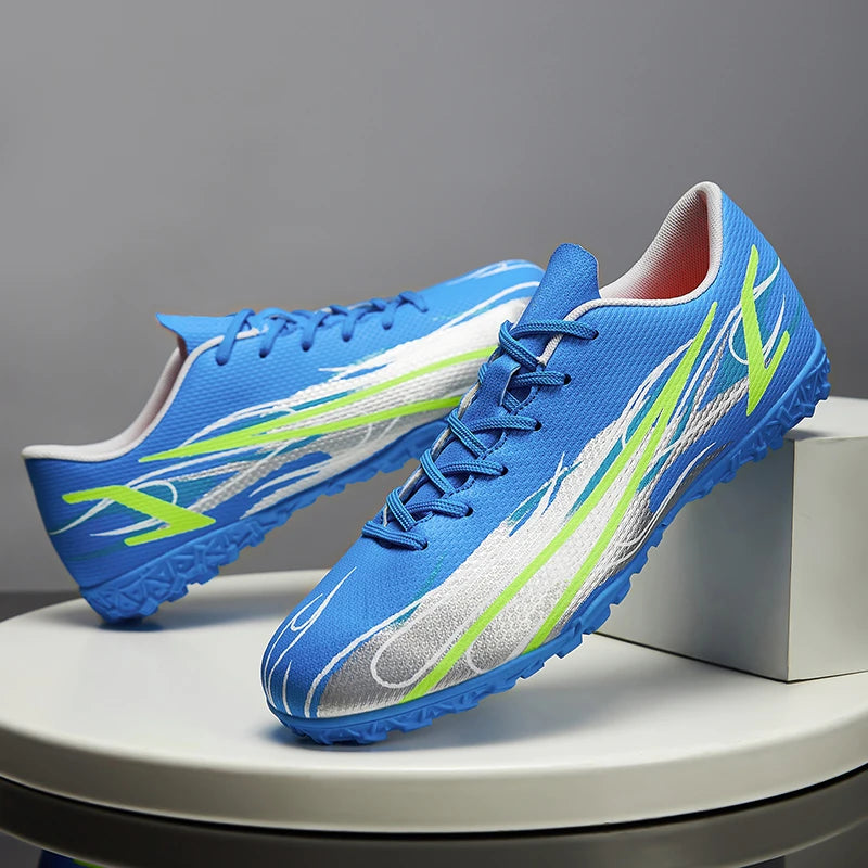 Chaussures de football grande taille 46 47 pour hommes, entraînement, matchs sportifs, gazon artificiel, crampons TF, chaussures transfrontalières, chaussures pour hommes