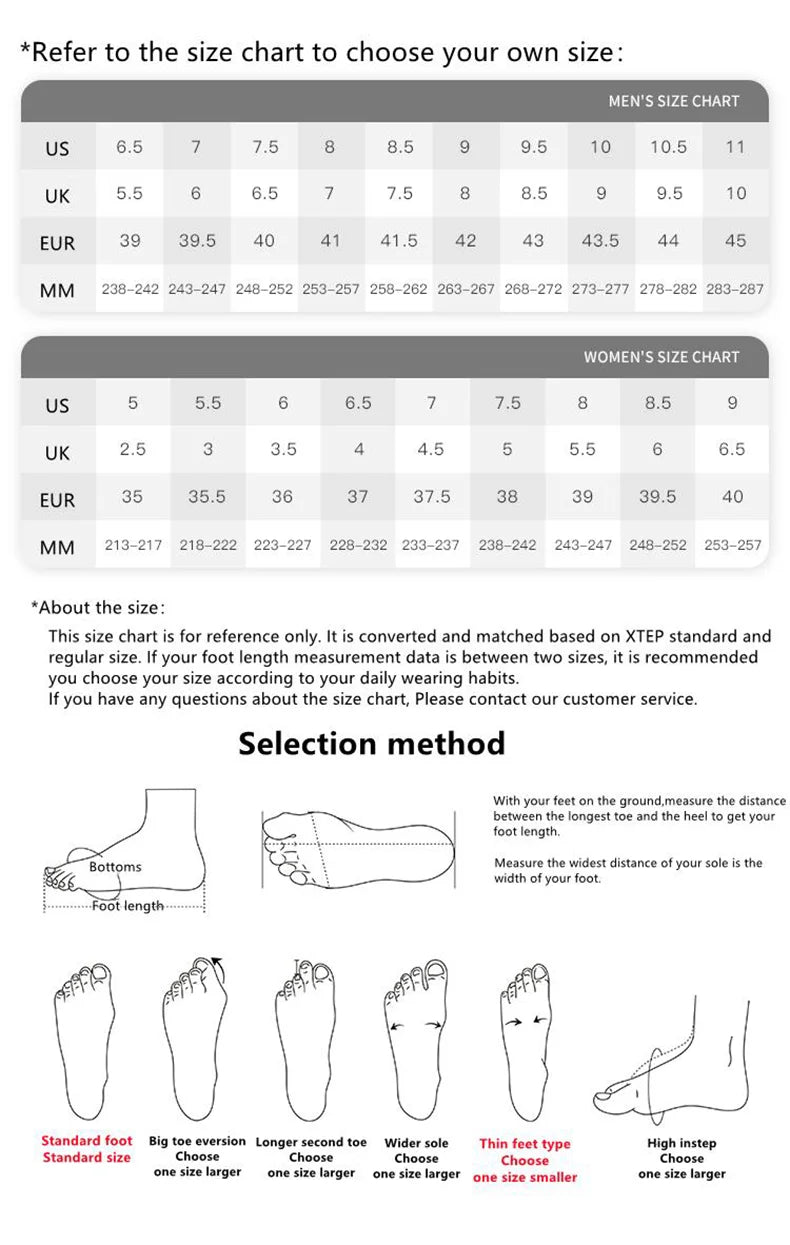 Xtep Casual Shoes For Men Summer Durability Men's Sports Shoes Wear-Resistant Lace Up Non-Slip Outdoor Shoes 876219320026