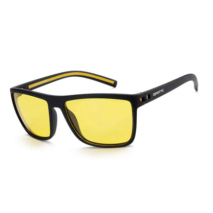 ZENOTTIC Polarized Sunglasses for Men Shades Lightweight TR90 Frame UV400 Protection Square Outdoor Trave Driving Sun Glasses
