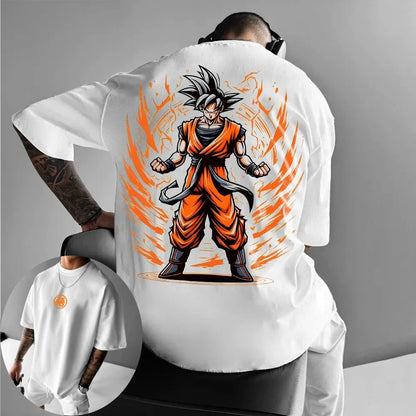 Dragon Ball Men's and Women's T-shirt Vegeta Anime Brand Design Sense Tee Summer Spring Boy's Short Sleeves Parent-child Outfits