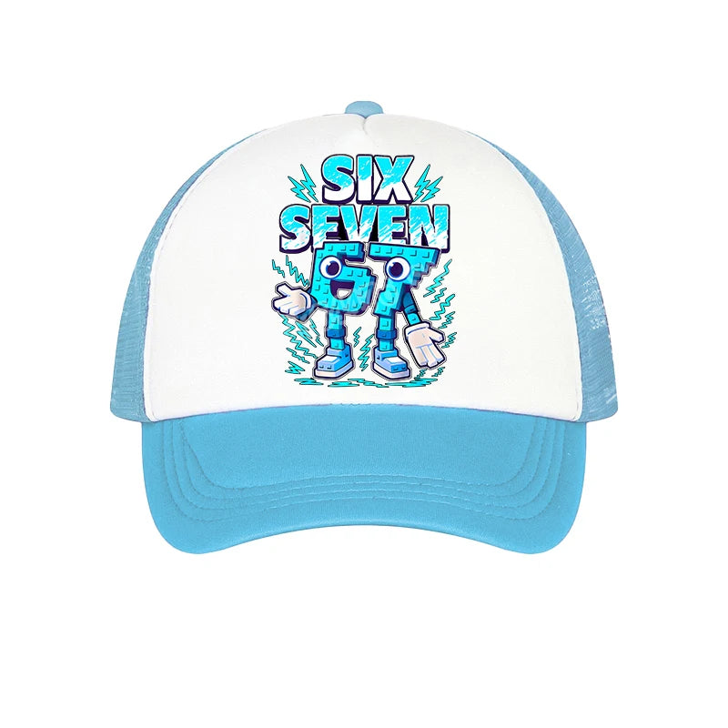 Steal A Brainrot 67 Baseball Cap Game Character Print Sun Hat Kids Adult Adjustable Peaked Caps Anime Fashion Summer Casual Hats