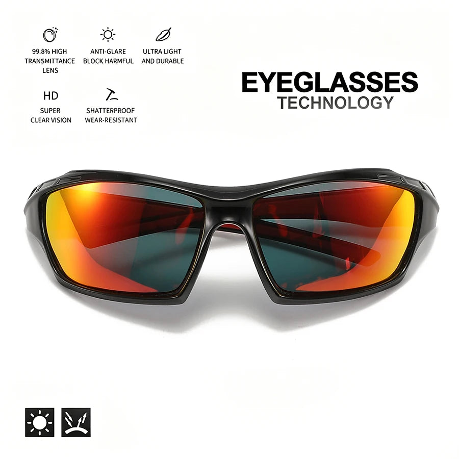 Fashion Sports Sunglasses Polarized UV Protection Personalized Glasses Round Frame Metal Men's And Women's UV400 Eyewear