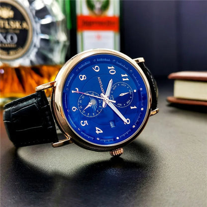 High-End Luxury Men's Mechanical Watch, Fully Automatic Skeleton Design, Fashionable Business Casual Niche Versatile Stylish Trendy Men's Wristwatch, Best-Selling Watch, Top Choice for Men's Gifts, Brand Name Watch, Preferred