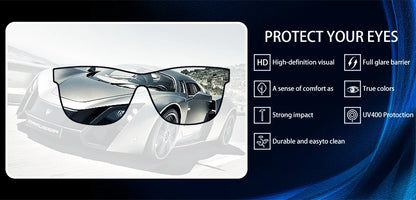 Ravenisa Men's Polarized Sunglasses classic fashion UV400 Women's Glasses Driving Outdoor Travel Glasses Cool