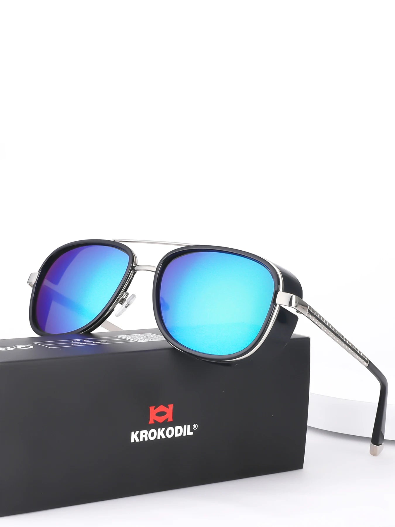 Tony Stark Sunglasses Man Woman Steampunk Sun Glasses Male Vintage Gradient Red Sunglass UV400