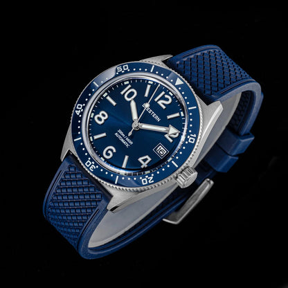 SEESTERN Diver Men's Watch Automatic Mechanical Wristwatches NH35 Movement Ceramic Bezel 20Bar Waterproof Sapphire Luminous S434-2