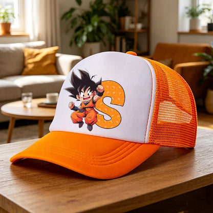 Dragon Ball-baseballkeps, anime, barn, vuxna, baskepp, tecknad film, sommar, andningsbara kepsar, barn, pojkar, utomhus, vardagliga solskyddskepsar