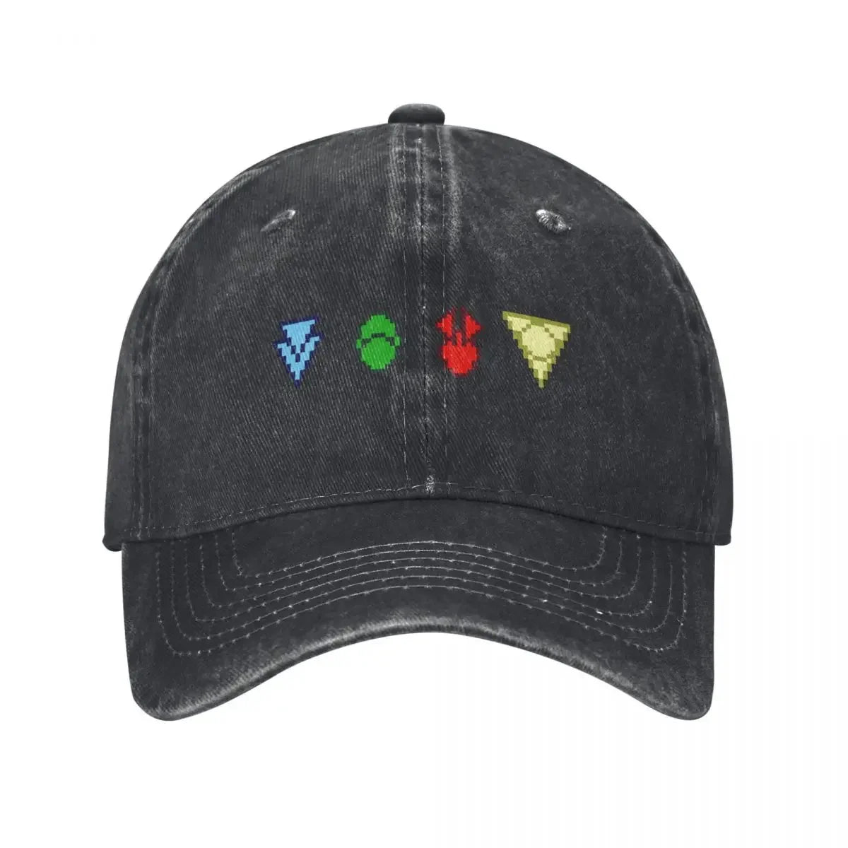 Twilight Imperium Technology Symbols Pixel Art Baseball Cap Icon Ball Cap fishing caps man fun hats Boy Women's