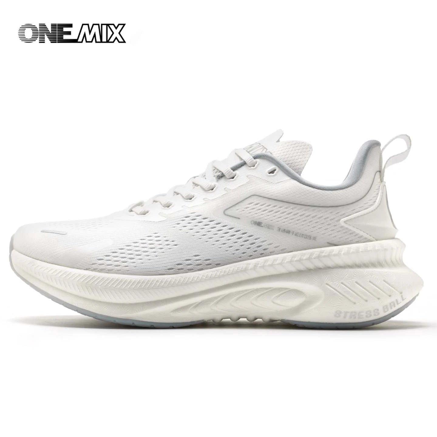 ONEMIX New Style Autumn Winter Men Running Shoes Ourdoor Jogging Cushioning Breathable Lightweight Elastic Sports Sneakers