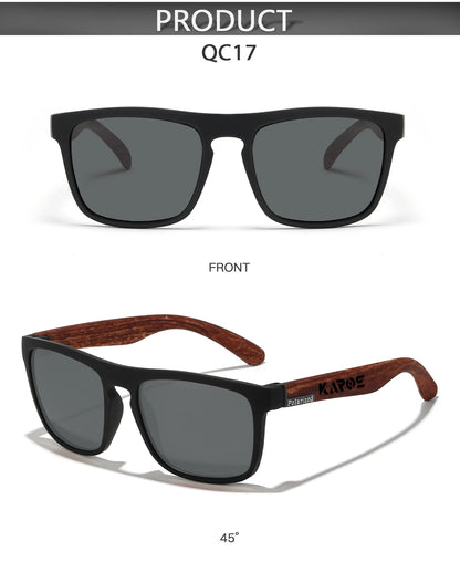 KAROS Polarized Sunglasses Unisex Car Driver Anti-Glare Goggles Outdoor for travel fishing beach UV400 eyeglasses