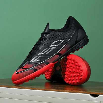 Nouvelles chaussures de football pour hommes, chaussures de futsal à cheville haute, respirantes, antidérapantes, de haute qualité, ultralégères, chaussures de sport, chaussures de match en plein air