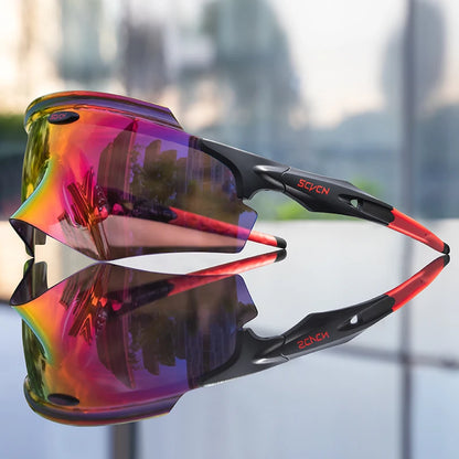 Scvcn Men's Cycling Glasses Outdoor Sport Runing Sunglasses Women MTB Bike Bicycle Goggles Road Riding Fishing Hiking Eyewear