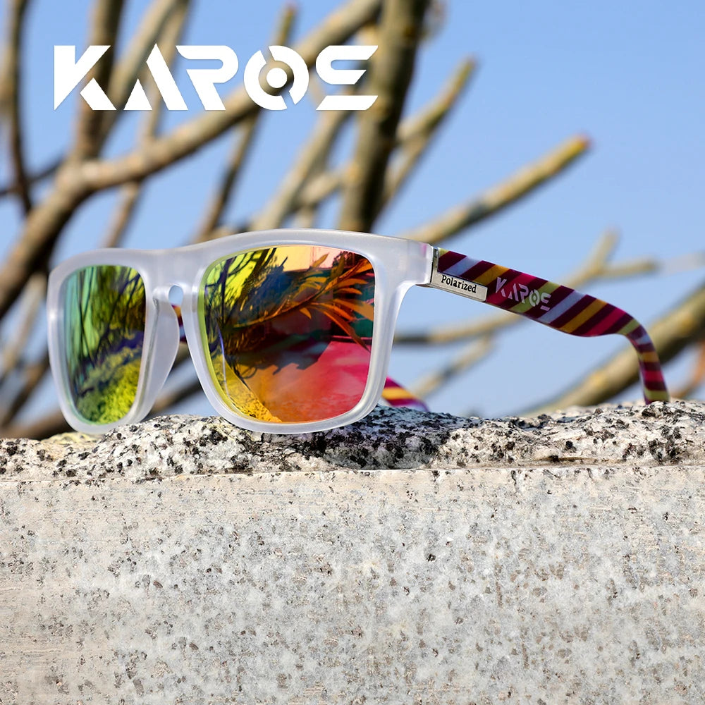 KAROS Polarized Sunglasses Unisex Car Driver Anti-Glare Goggles Outdoor for travel fishing beach UV400 eyeglasses