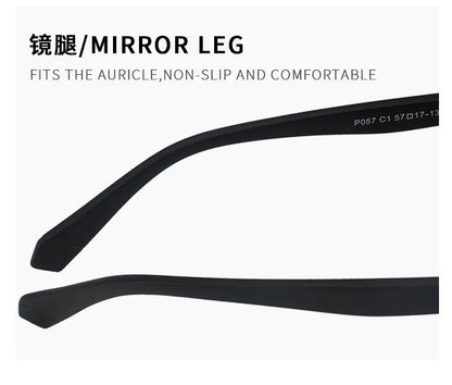 New Style Polarized Sunglasses Men Fashion Unisex Sports Business Black Sun Glasses Sun Protection UV400 Driving Sunshade Women