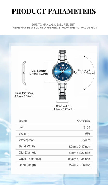 CURREN Luxury Women Bracelet Quartz Watches For Women Magnetic Watch Ladies Sports Dress Wrist Watch Clock Relogio Feminino