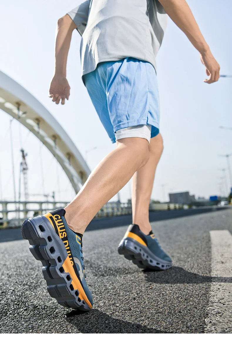 Men's Running Shoes Off-road Shoes Cushioning Jogging Non-Slip Breathable Mesh Luxury shoes Outdoor Couple Trainer Race Sneakers