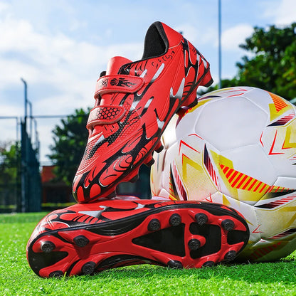 Nouveaux hommes enfants bottes de Football ultralégers garçons chaussures de Football professionnelles crampons antidérapant Match herbe chaussures d'entraînement livraison directe
