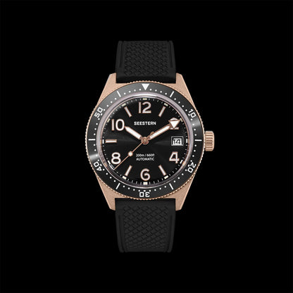 SEESTERN Diver Men's Watch Automatic Mechanical Wristwatches NH35 Movement Ceramic Bezel 20Bar Waterproof Sapphire Luminous S434-2