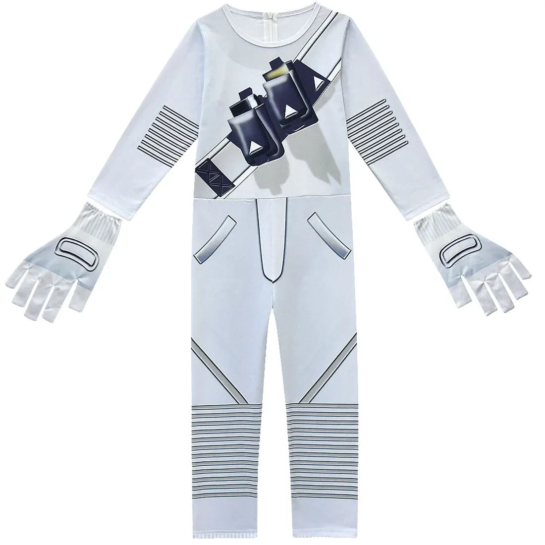 ❤★❤DJ guerrilla warfare Costumes Jumpsuits Kids Clown Cosplay Clothes Halloween Christmas Costume Party Game Cos Fortnites Co★♥★