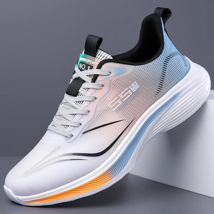 Carbonplaat marathonschoenen voor heren, casual sneakers met luchtkussen, luxe, comfortabel en lichtgewicht, sportieve hardloopschoenen voor heren