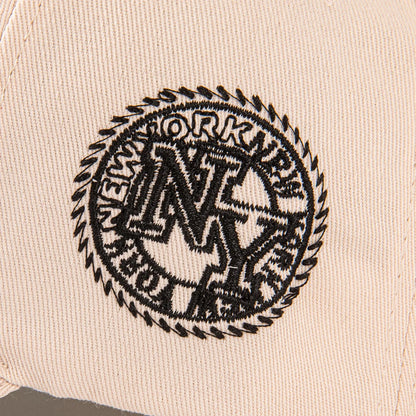 1pc unisex baseball cap with embroidered New York logo and stars - Lightweight cap, stretchable for adjustable buckle outdoor fi