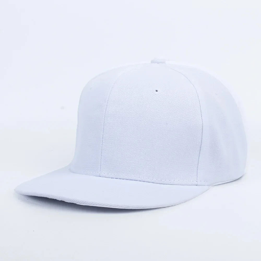 Unisex Cap Acrylic Plain Snapback Hat High Quality Adult Hip Hop Baseball Caps for Men Women Outdoor Leisure Baseball Flat Hat