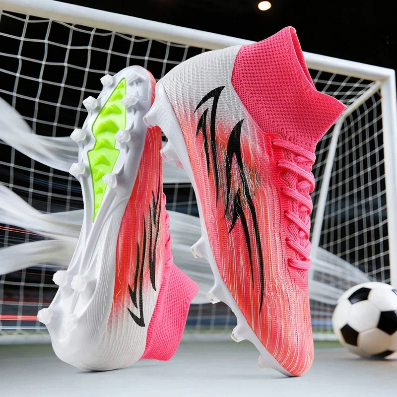 Nouvelles chaussures de football pour hommes, chaussures de football professionnelles ultralégères, chaussures d'entraînement sur gazon, baskets de match, sport de plein air, antidérapantes, unisexes