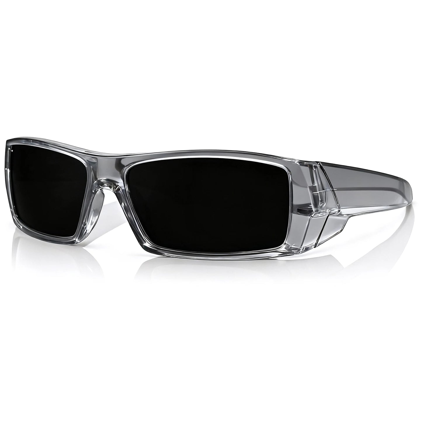 MAXJULI Z87 Polarized Sunglasses Men Wrap Around Sport Driving UV400 Retro Vintage Shield Safety Glasses 8231