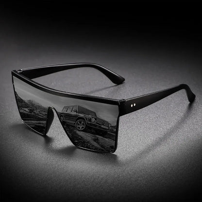 2-4PCS Oversize frame One-piece Goggle Men Woman Sunglasses Interior Accessory Protective Gears Anti Glare Car Driving Glasses