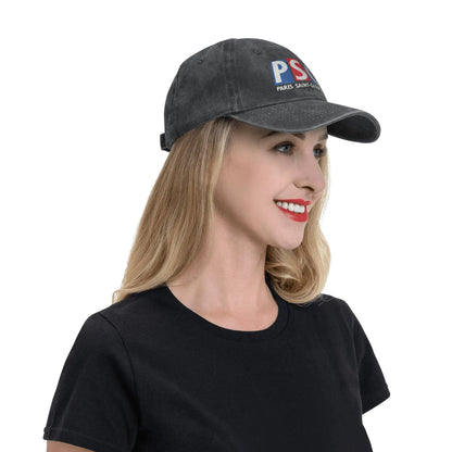 PSG Logo Casual Baseball Cap For Couple Women Summer  Hunting Camping Hip Hop Hats Fashion Breathable Baseball Caps