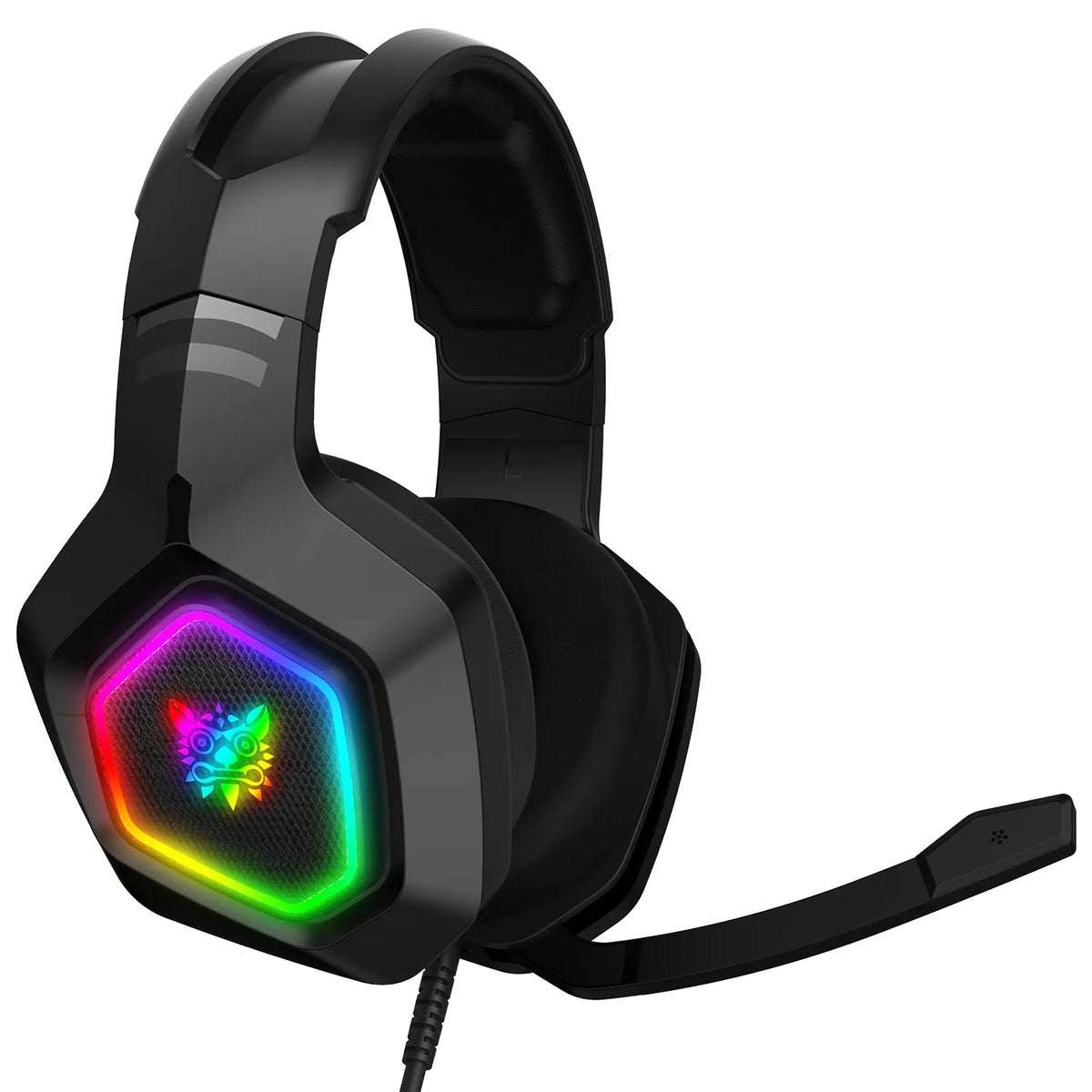 Casque de jeu ONIKUMA K10, casque stéréo filaire avec micro à réduction de bruit, 3,5 mm, circumaural, audio RGB pour PC, PS5, PS4, Xbox, pour joueurs.