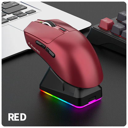 K-Snake X11 Bluetooth wireless mouse three-mode e-sports PAW3311 laptop desktop office game RGB magnetic charging
