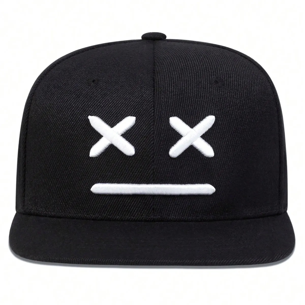 Unisex XX Smiling Face Embroidery Hip-hop Hats Spring Autumn Adjustable Casual Snapback Baseball Caps Sunscreen Hat Sports Cap
