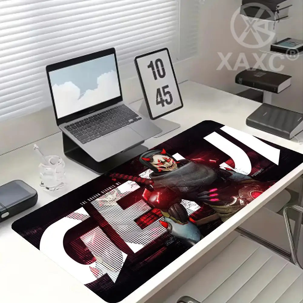 Μεγάλο mouse pad Overwatch Kawaii XXL για PC, επιφάνεια γραφείου υπολογιστή, gamer χαλάκι γραφείου, πληκτρολόγιο, τραπέζι, GamingAccessories MousepadXAXC