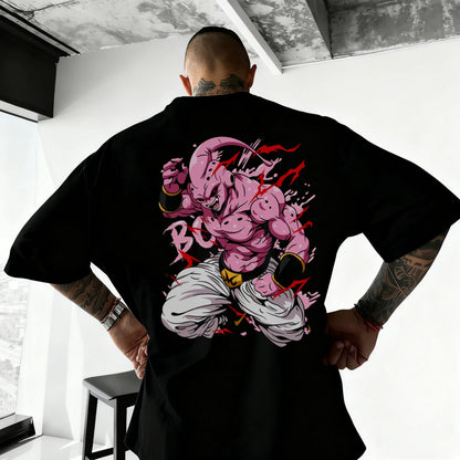 Dragon Ball Japanese Anime Printed Men's T-Shirt Majin Buu Boys Children Harajuku Short Sleeve Kids Goku T-shirt Summer Clothing