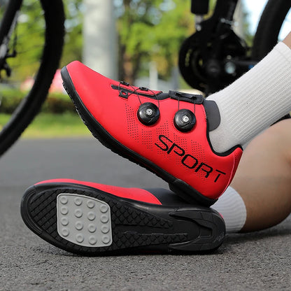 Ténis de ciclismo, sapatos de MTB respiráveis, sapatos de ciclismo de montanha para homem e mulher, sapatos para trilhos, sapatos desportivos para ciclismo de estrada, sapatos de ciclismo com pedais SPD