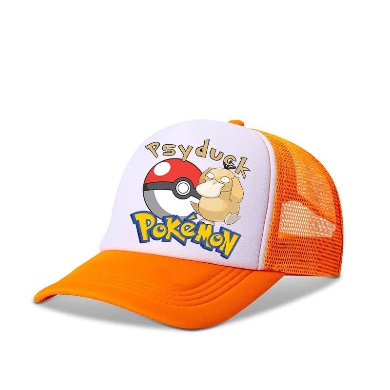 Pokemons Baseball Cap Pikachu Charizard Gengar Anime Peaked Hat Kid Adult Summer Outdoor Sport Hats Boy Casual Fashion Cap Gift