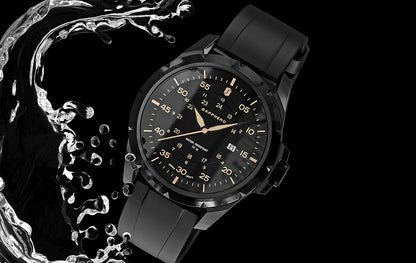 Montre pour homme SAPPHERO – Montre à quartz de luxe, étanche jusqu'à 50 m, équipée d'un mécanisme importé et d'un boîtier en acier inoxydable – Une idée cadeau idéale pour homme.
