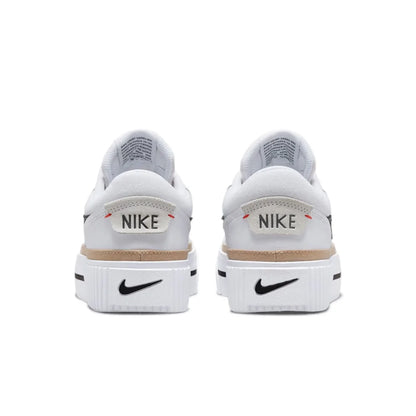 Nike Court Legacy Lit Leather Comfort Slip-Resistant Cushioning Durable Low-Top Tennis Shoe Women's DM7590-100