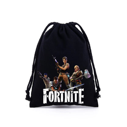 Fortnites Boys Girls Drawstring Bags Cartoon Anime Printed Large Capacity Storage Bags Tote Bag Handbag New Cute Birthday Gifts