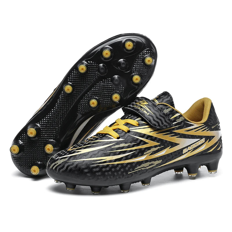 Nouvelles chaussures de football pour enfants, crampons antidérapants pour terrain de football, chaussures de football pour enfants, bottes de football d'intérieur, baskets professionnelles rapides, pointures 28-39.