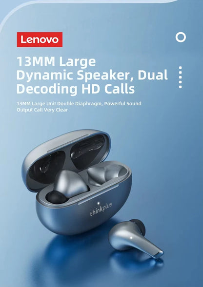 Lenovo LP5 Wireless Bluetooth Earbuds – Lenovo LP5 TWS Earbuds HiFi Stereo Sound, Lenovo LP5 Noise Cancelling Sports Waterproof Bluetooth 5.3 Earbuds with Mic, Lenovo LP5 Wireless Headphones