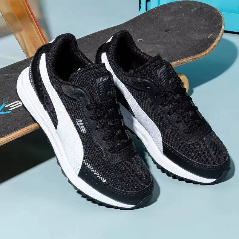 Nouvelles baskets PUMA unisexe noires et blanches style rétro 397432-04 pour la marche décontractée 2026