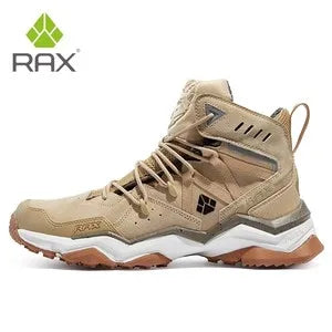 RAX χειμερινά ανδρικά και γυναικεία παπούτσια πεζοπορίας, αδιάβροχες δερμάτινες μπότες χιονιού, αθλητικά παπούτσια εξαιρετικά ζεστές ανδρικές μπότες για υπαίθριες δραστηριότητες και εργασία