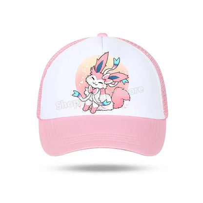 Pokemons Baseball Cap Pikachu Charizard Gengar Anime Peaked Hat Kid Adult Summer Outdoor Sport Hats Boy Casual Fashion Cap Gift