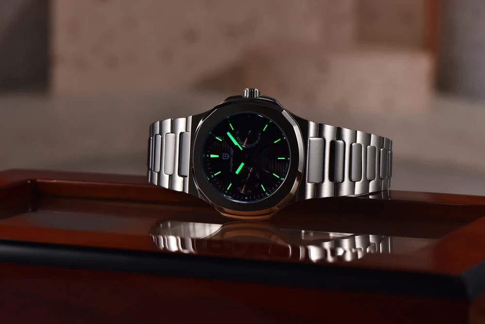 2025 New PAGANI DESIGN Women's Watch Automatic Date Luxury Quartz Watch Japan Epson VX3HA Watch Stainless Steel Waterproof Clock